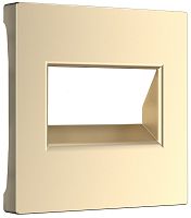 Лицевая панель Werkel для 2-м. розетки RJ45+RJ45 шампань металик картинка